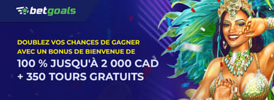 Bonus de bienvenue BetGoals Casino