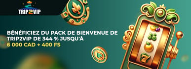 Bonus de bienvenue Trip2vip Casino