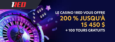 Bonus de bienvenue 1Red Casino